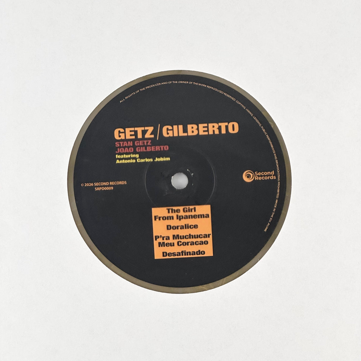 Getz / Gilberto (180g) (Clear Grey Marbled Vinyl)