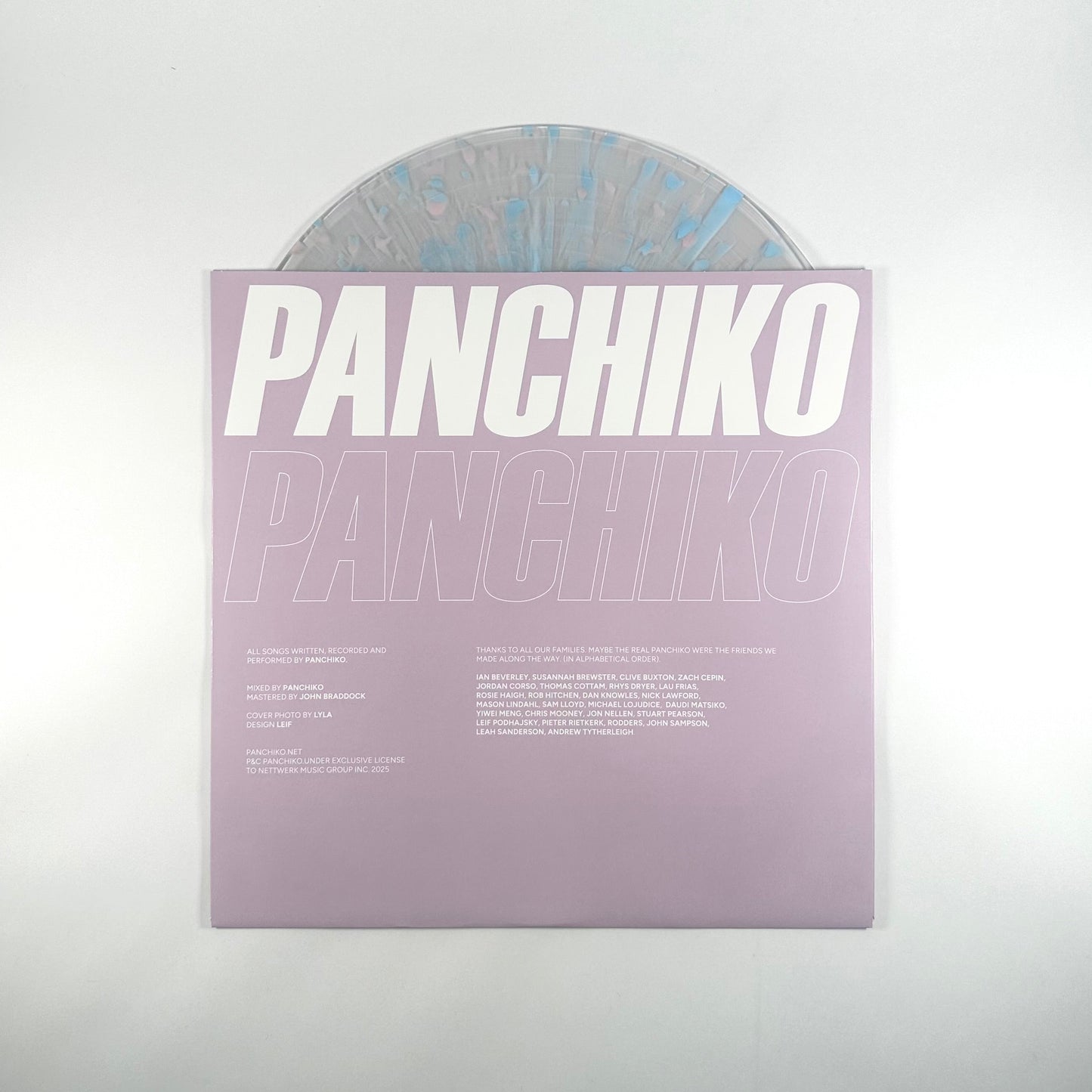 Ginkgo (Clear W/ Baby Blue & Pink Splatter Vinyl)