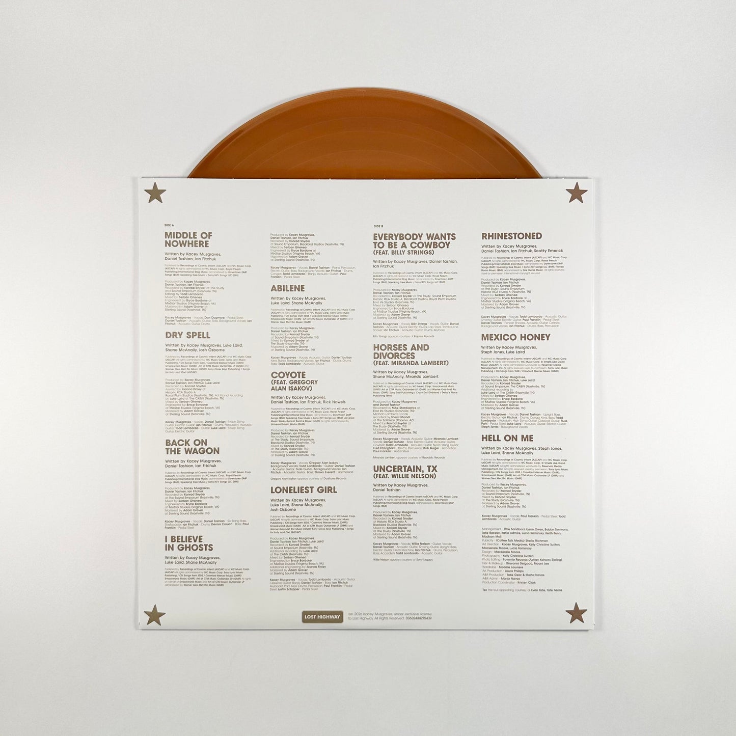 Middle Of Nowhere (Whiskey Vinyl)