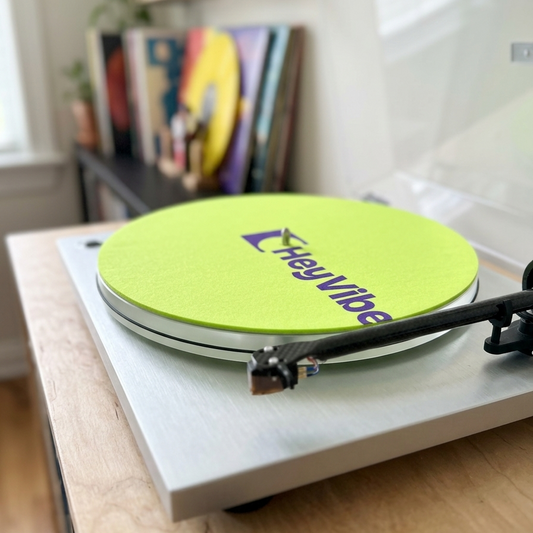 HeyVibe Slipmat – Filz-Plattentellerauflage