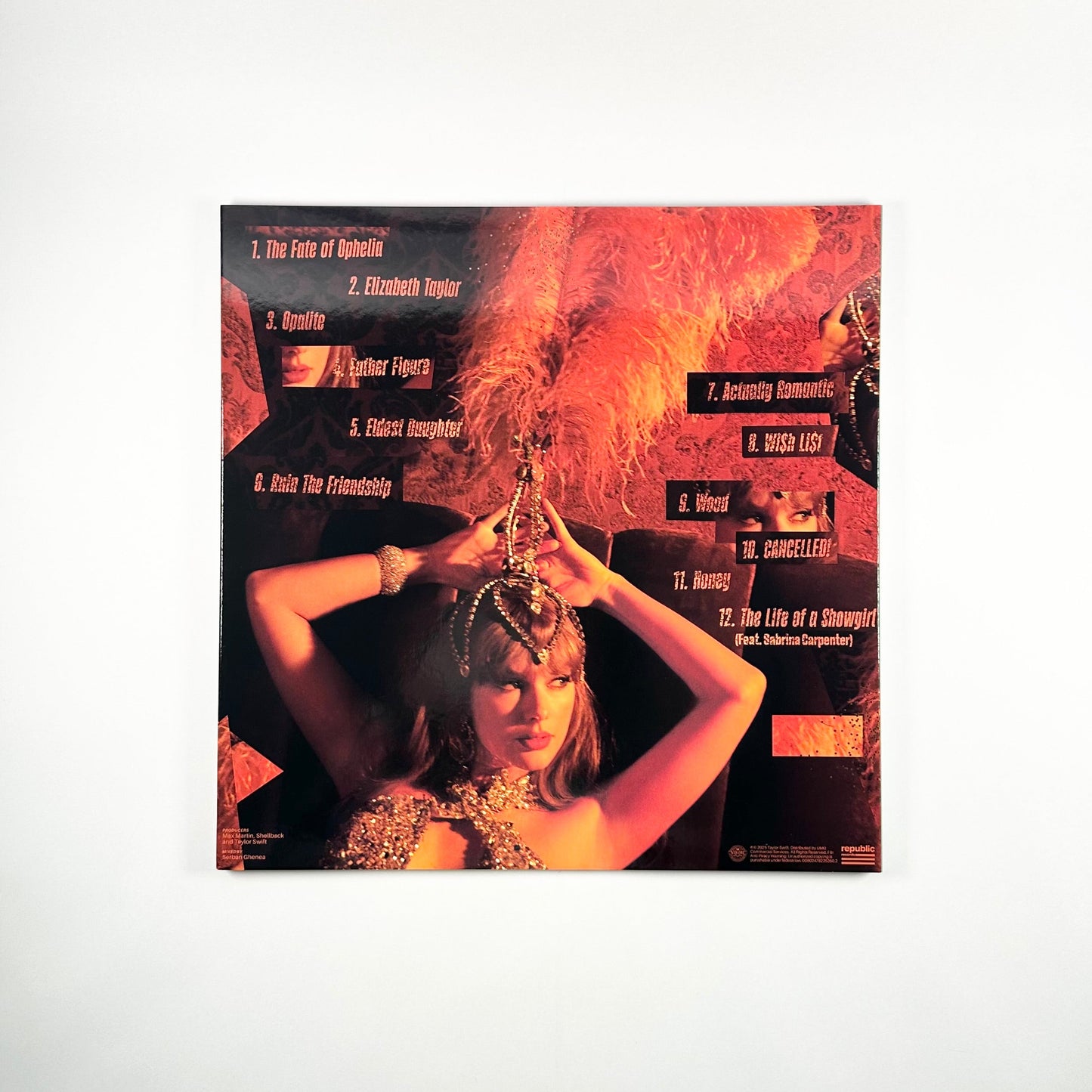 The Life Of A Showgirl: Sweat And Vanilla Perfume (Portofino Orange Glitter Vinyl)