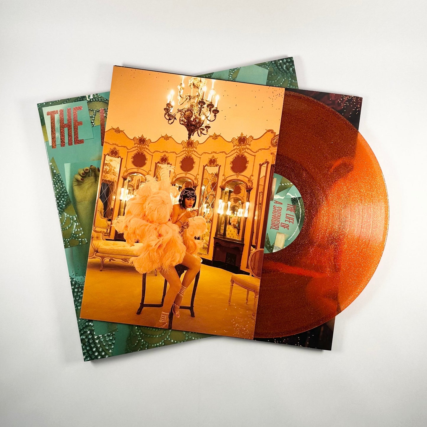 The Life Of A Showgirl: Sweat And Vanilla Perfume (Portofino Orange Glitter Vinyl)