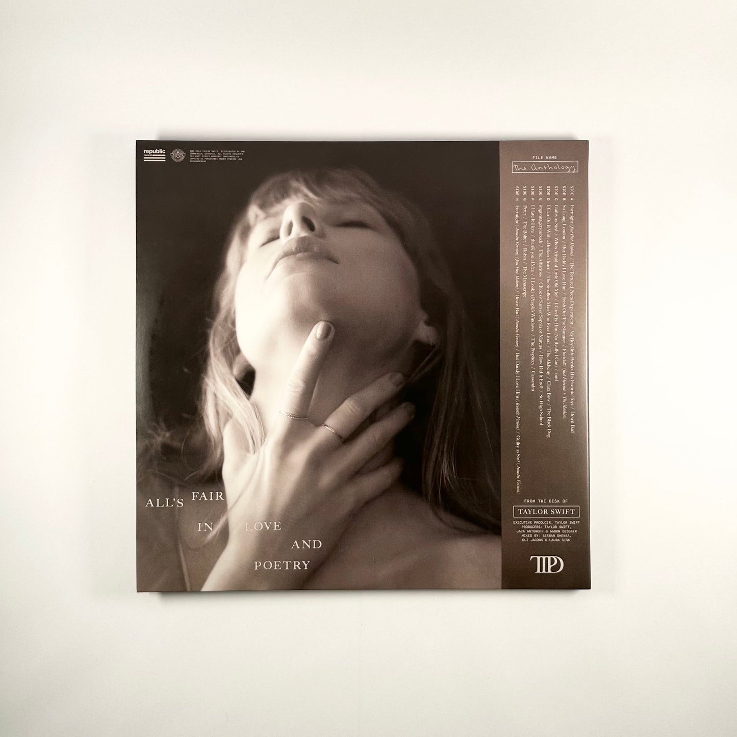 The Tortured Poets Department: The Anthology (Marbled Translucent Vinyl)