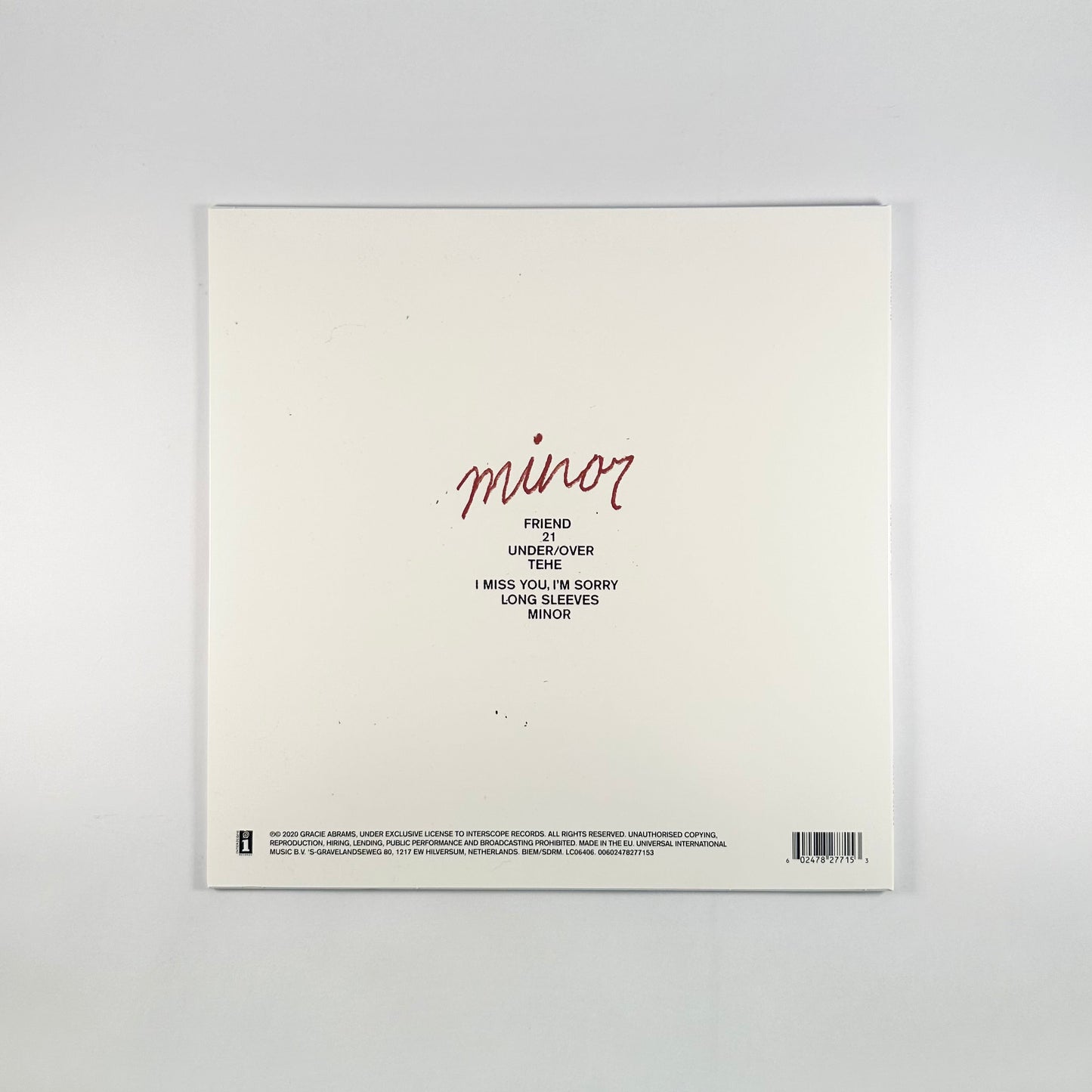 Minor (5th Anniversary) (Red Vinyl)