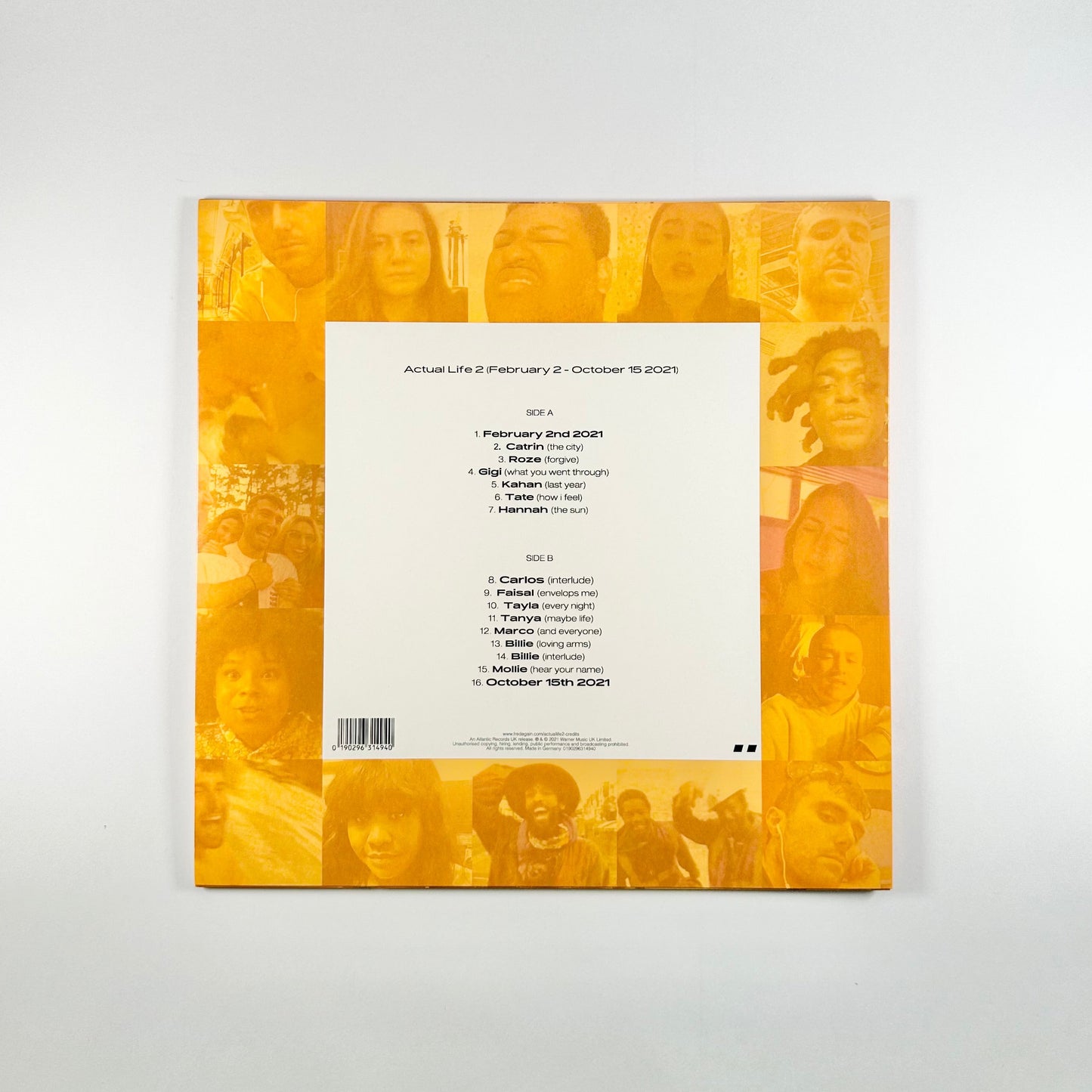 Actual Life 2 (February 2 - October 15 2021) (Clear Vinyl)